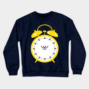 Sleeping alarm clock Crewneck Sweatshirt